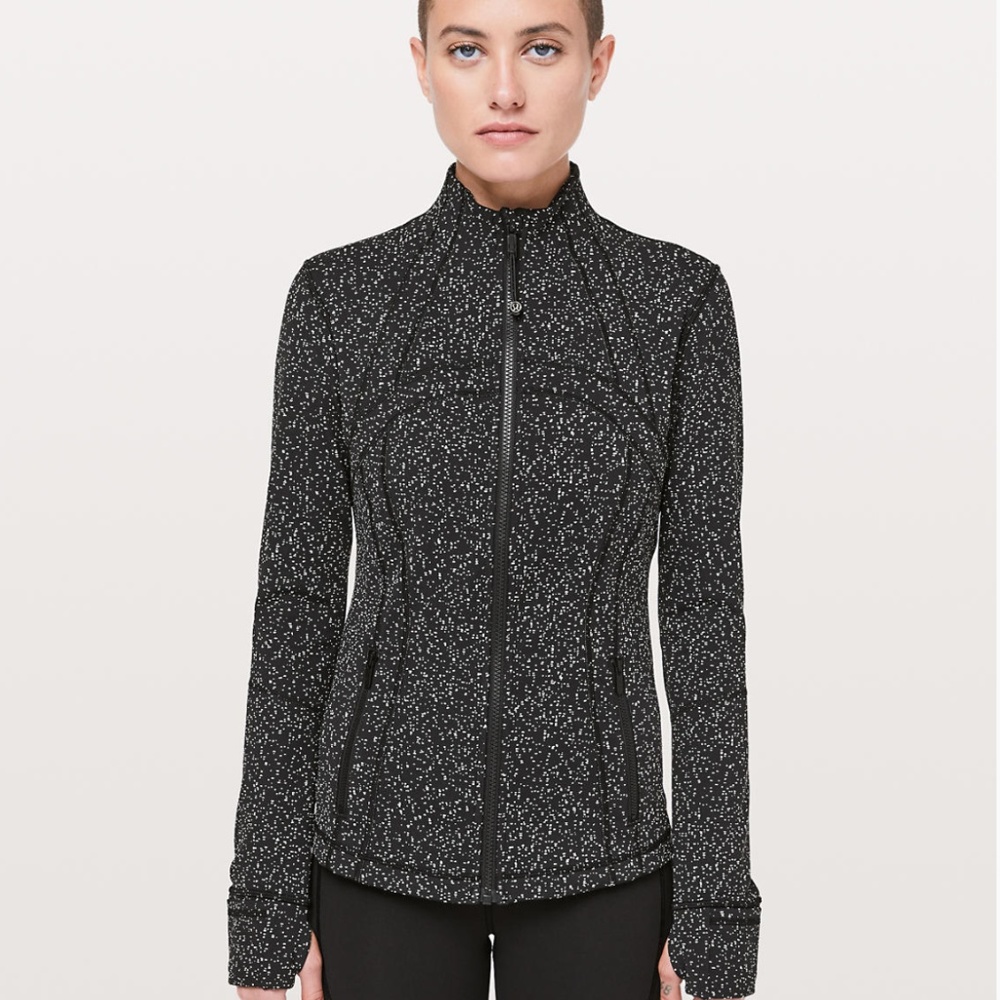 lululemon Define Jacket, Blk/Wht, Size 10